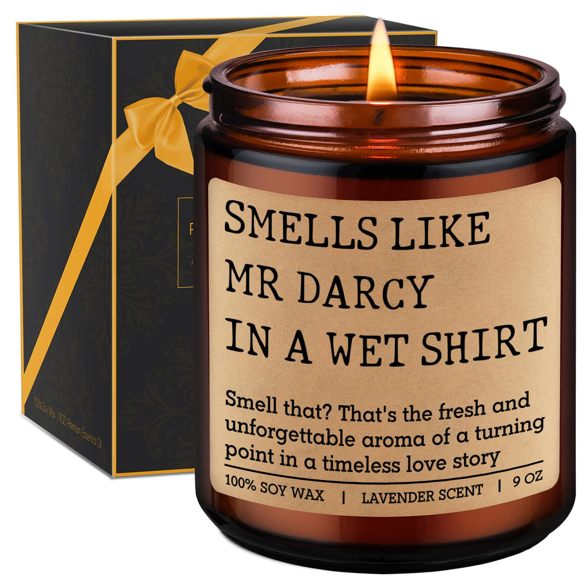 GSPY Mr Darcy Candle 9 oz natural wax with cotton wick