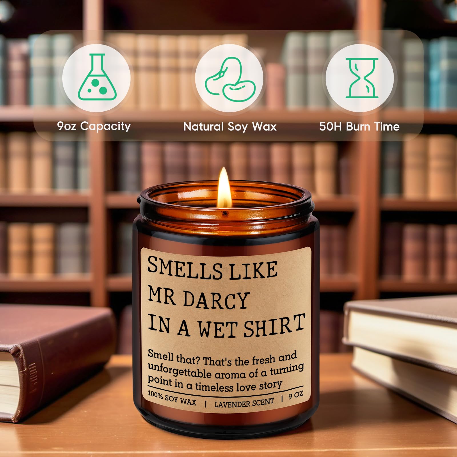 Gift idea for Jane Austen lovers GSPY candle
