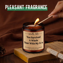 GSPY Scented Candle 9 oz natural wax