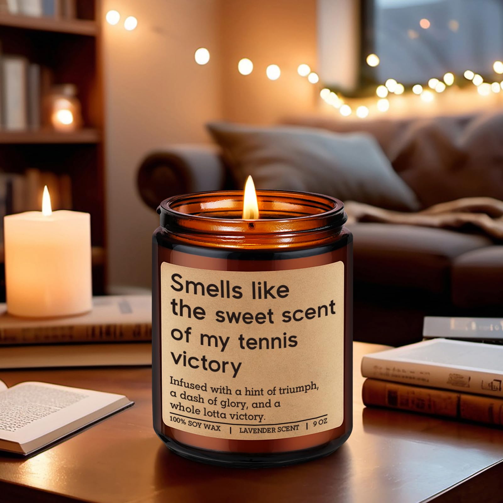 GSPY tennis scented candle birthday gift