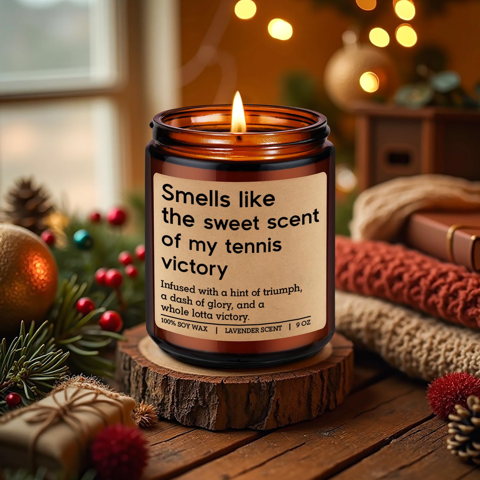 GSPY tennis scented candle graduation gift