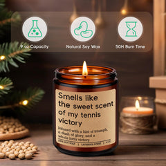 GSPY tennis scented candle mom gift