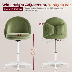 Shell-shaped backrest and bow lumbar pillow on GTPLAYER chair