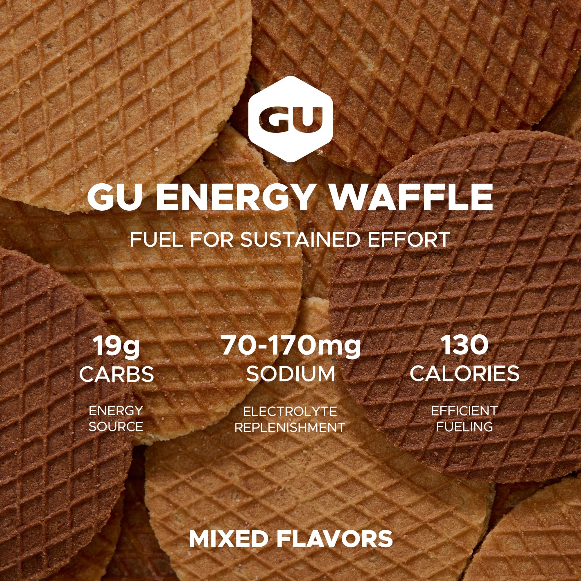 GU Energy Stroopwafel 16 Count waffles image