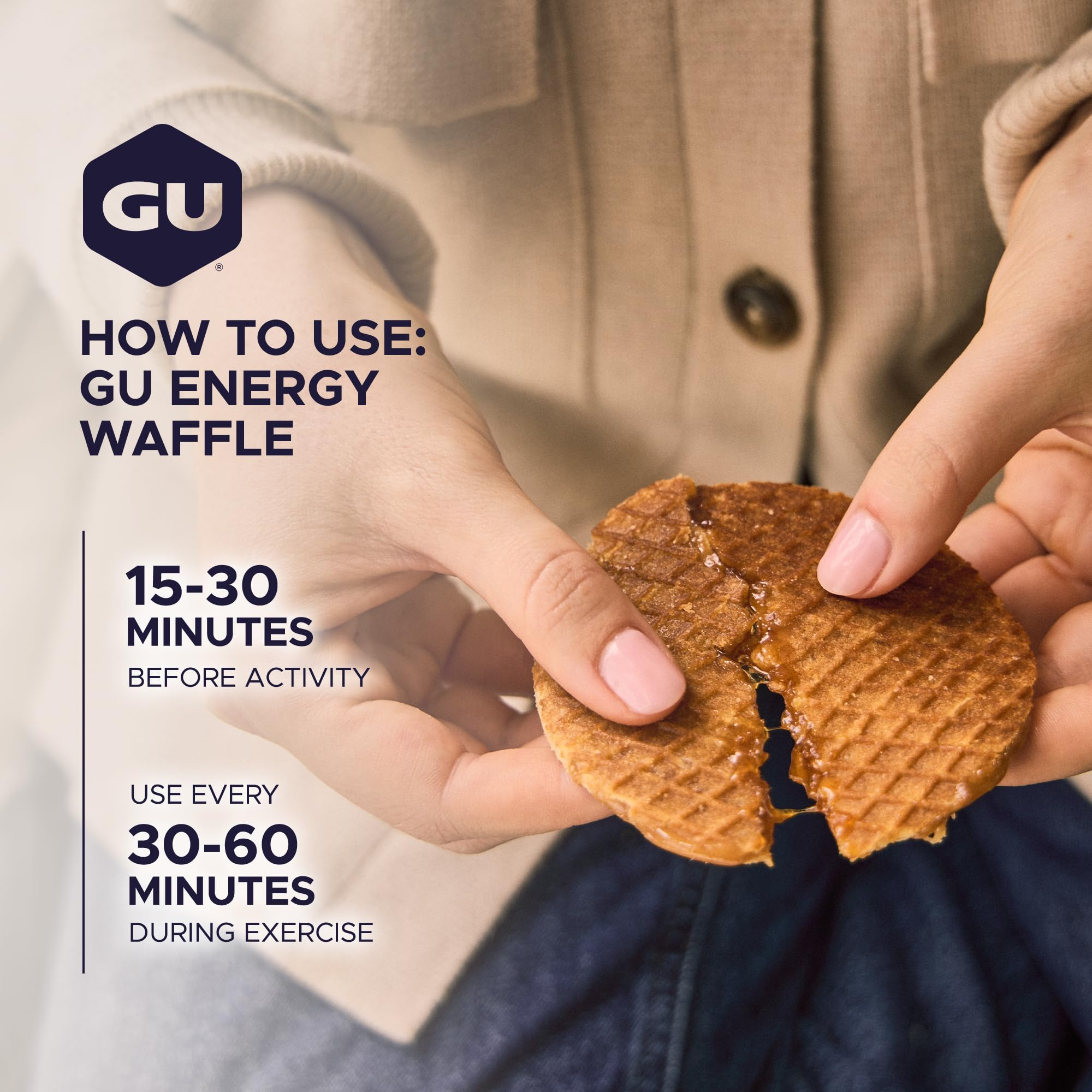 GU Energy Waffles Kosher dairy image