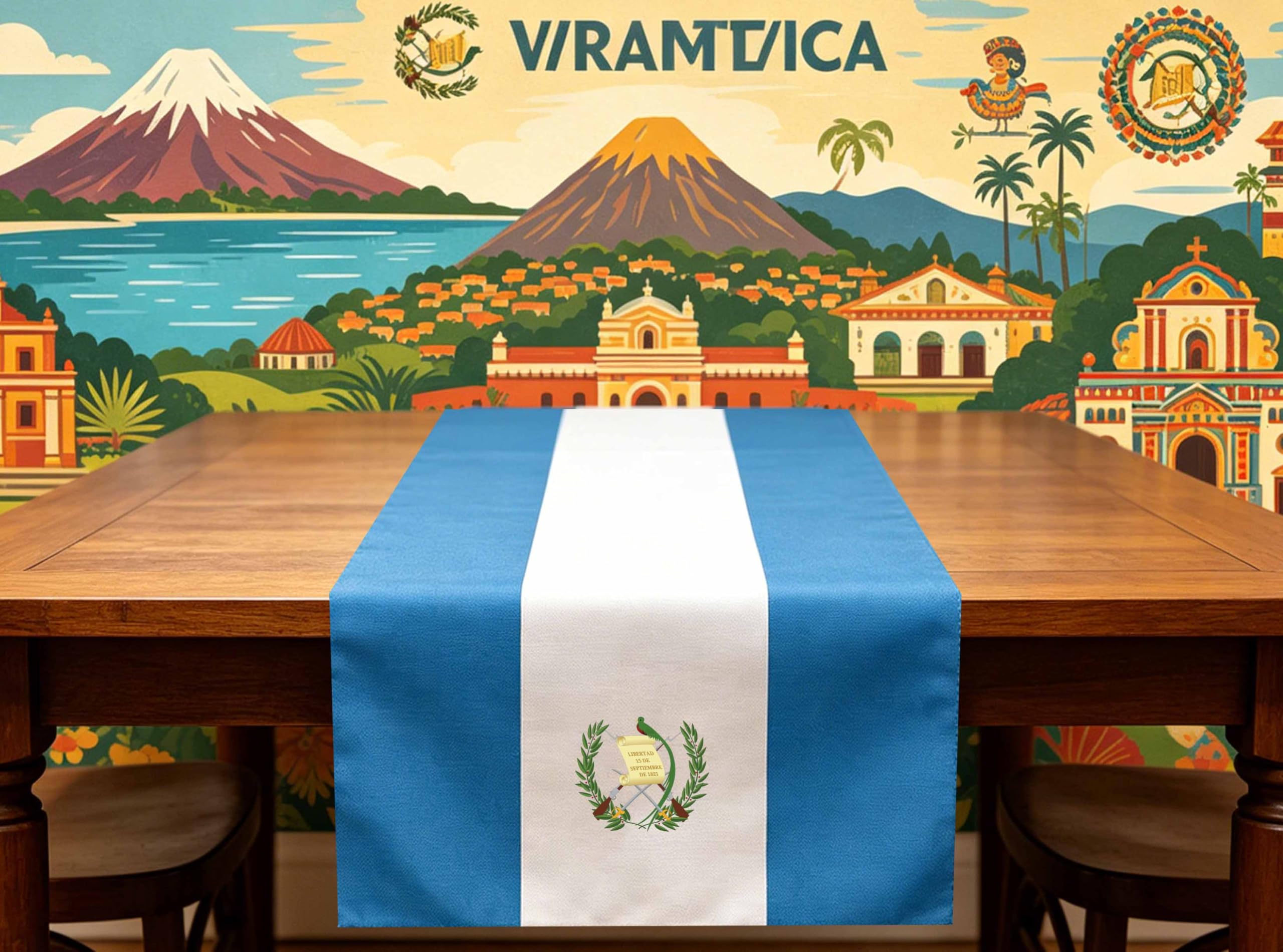 Table decoration for sports events and patriotic festivals