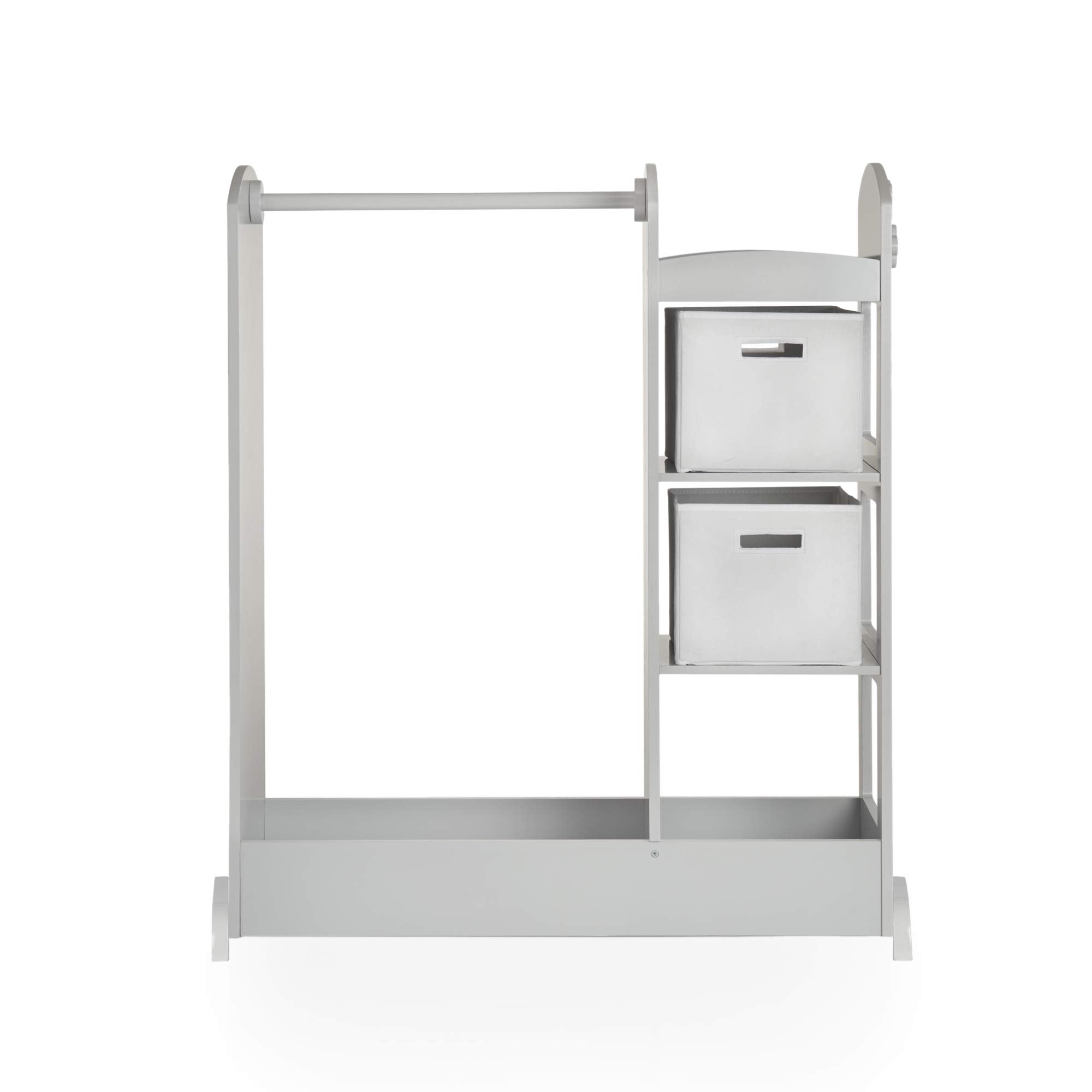 Kids costume storage rack with mirror by Guidecraft