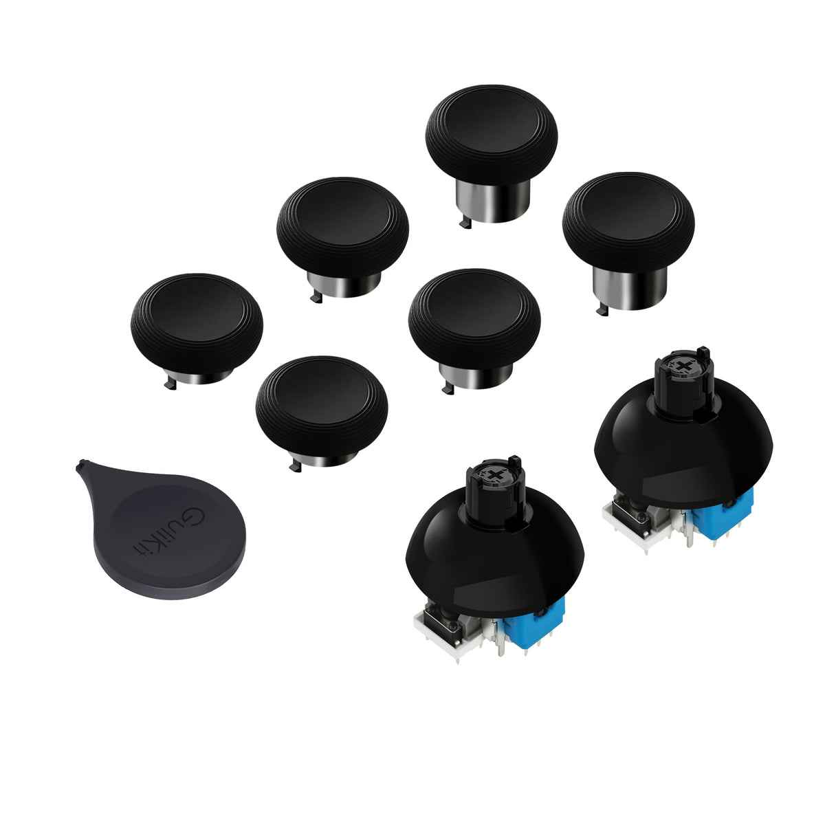 gulikit 720 tmr joystick kit closeup view