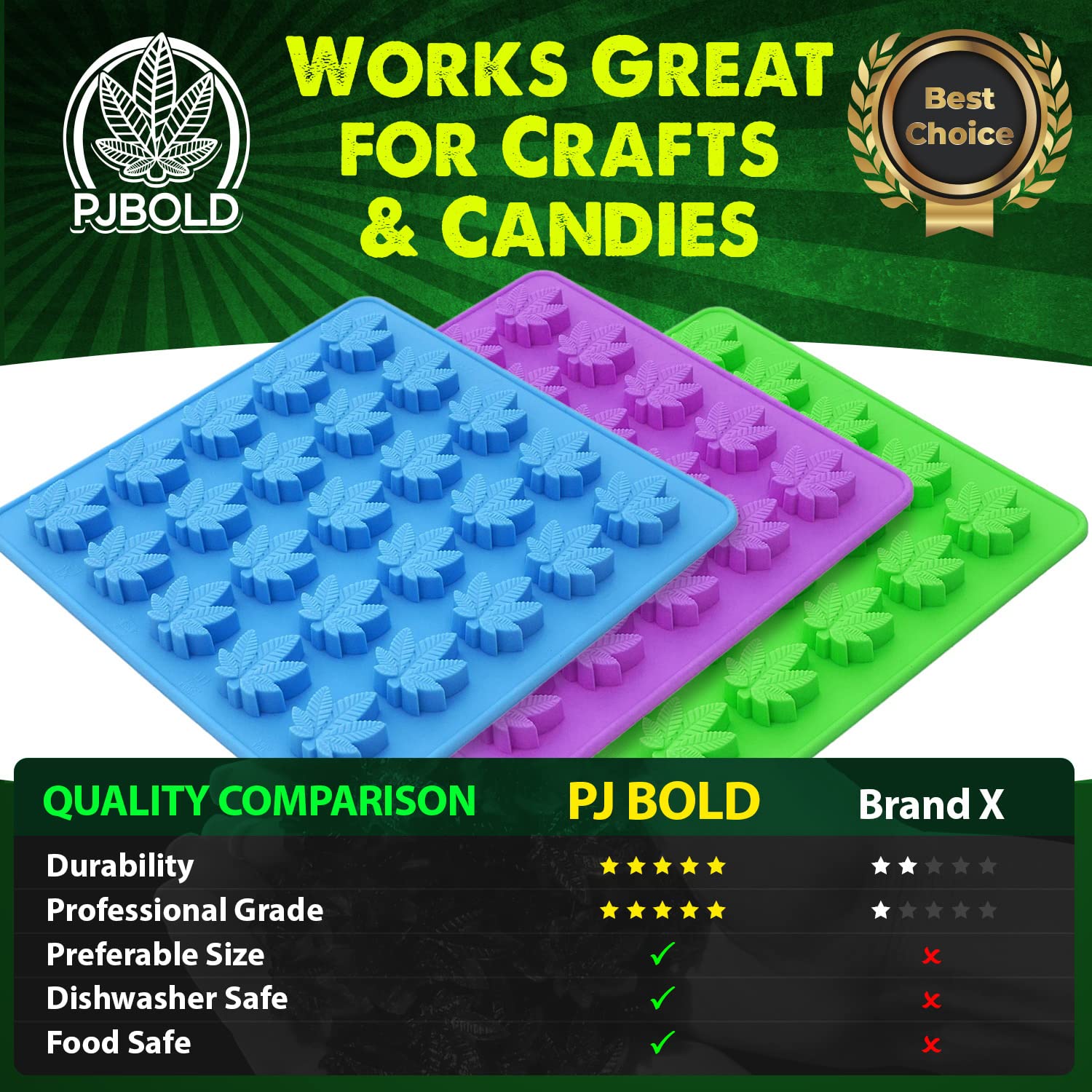 BPA free silicone leaf mold for fondant and toppers