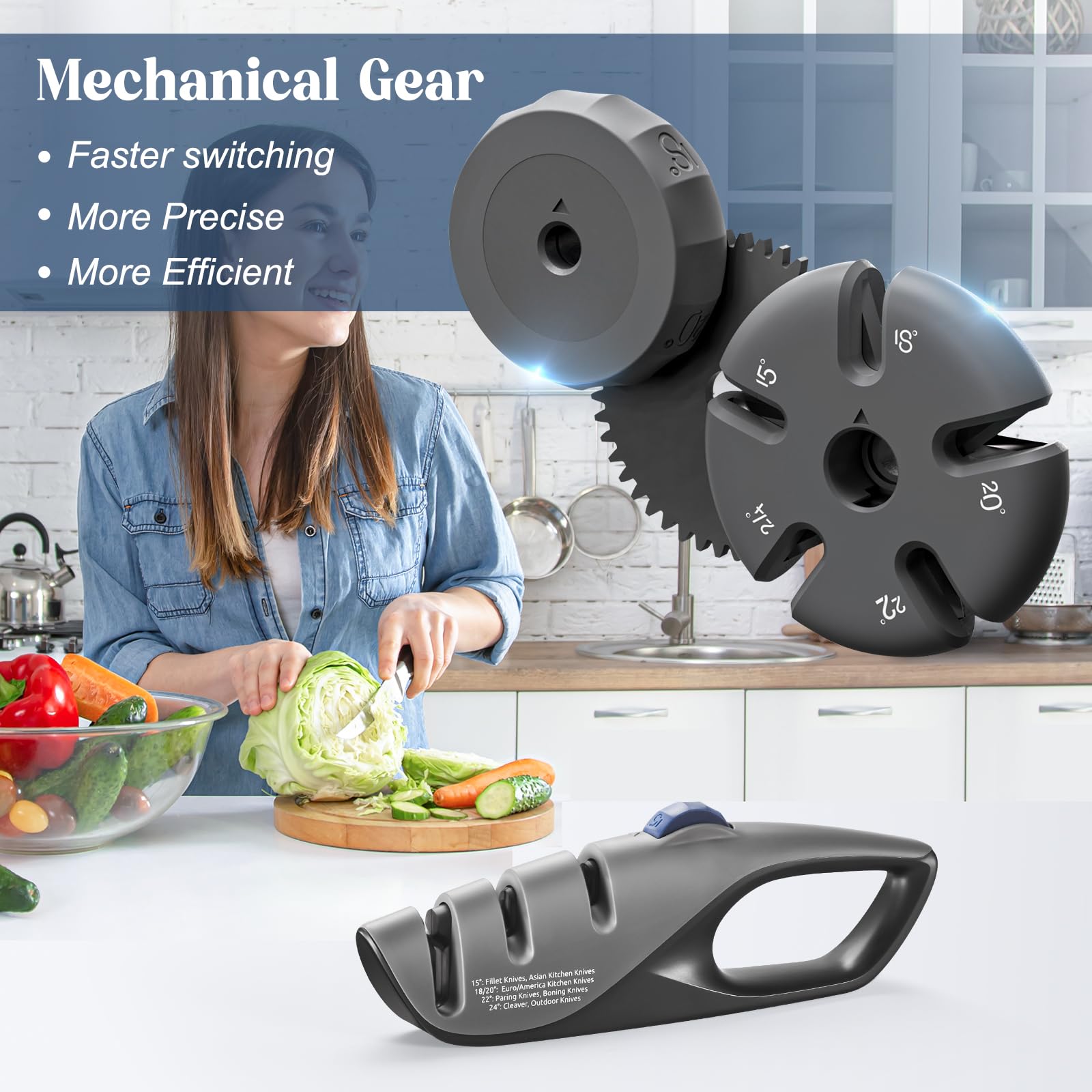 Gusneck pocket knife sharpener