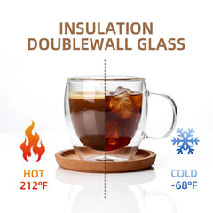 guuminsting double-wall insulated espresso cups 5.4 oz