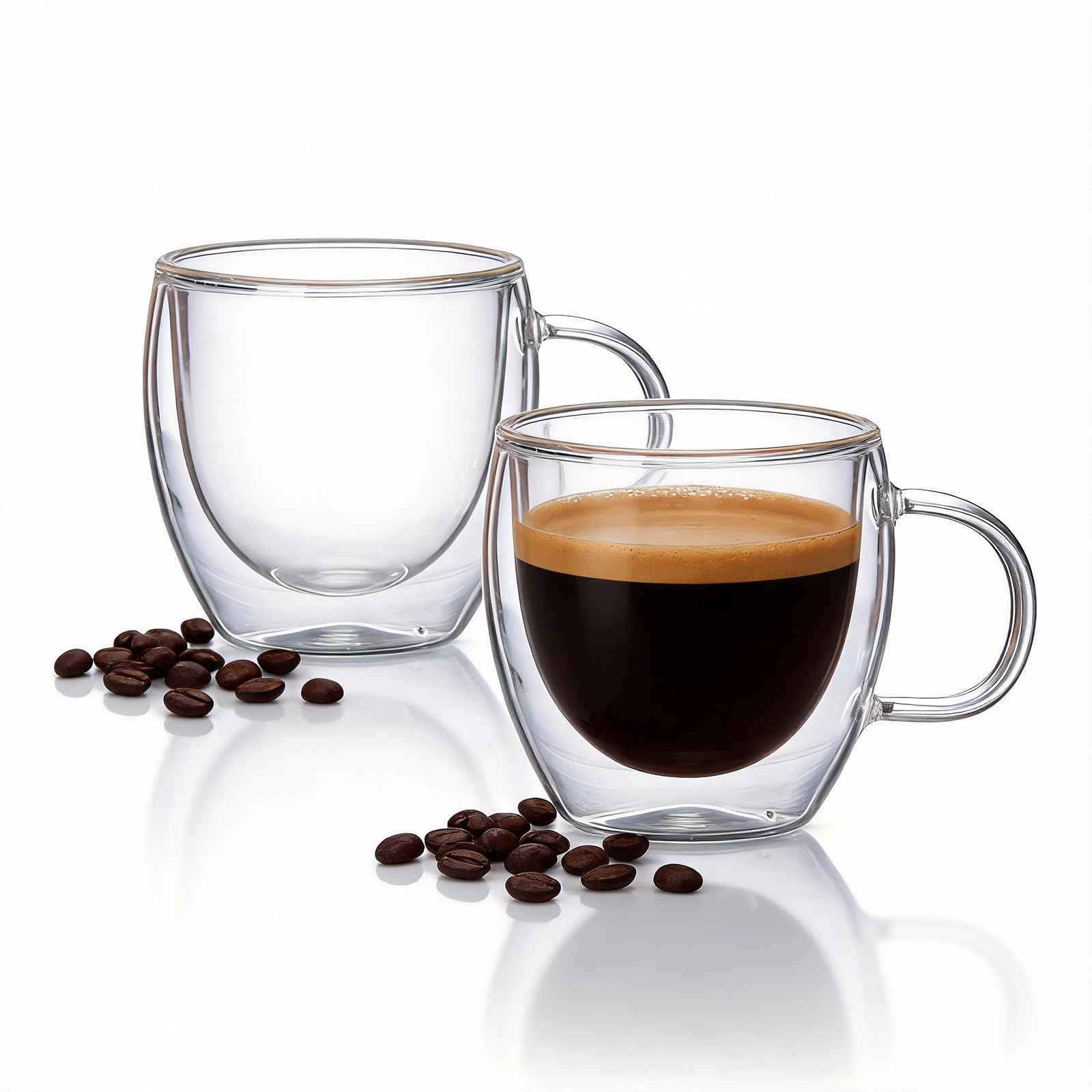 guuminsting 5.4 oz double wall insulated espresso cups 2-pack