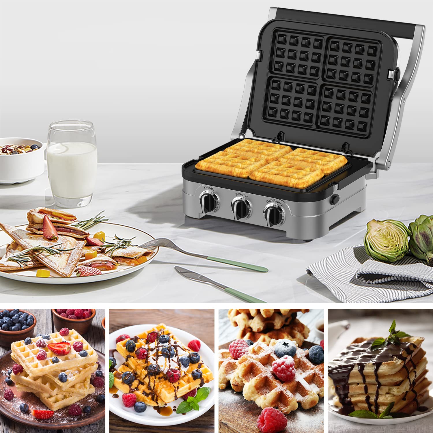 Gvode Cuisinart Griddler waffle plates 2pcs