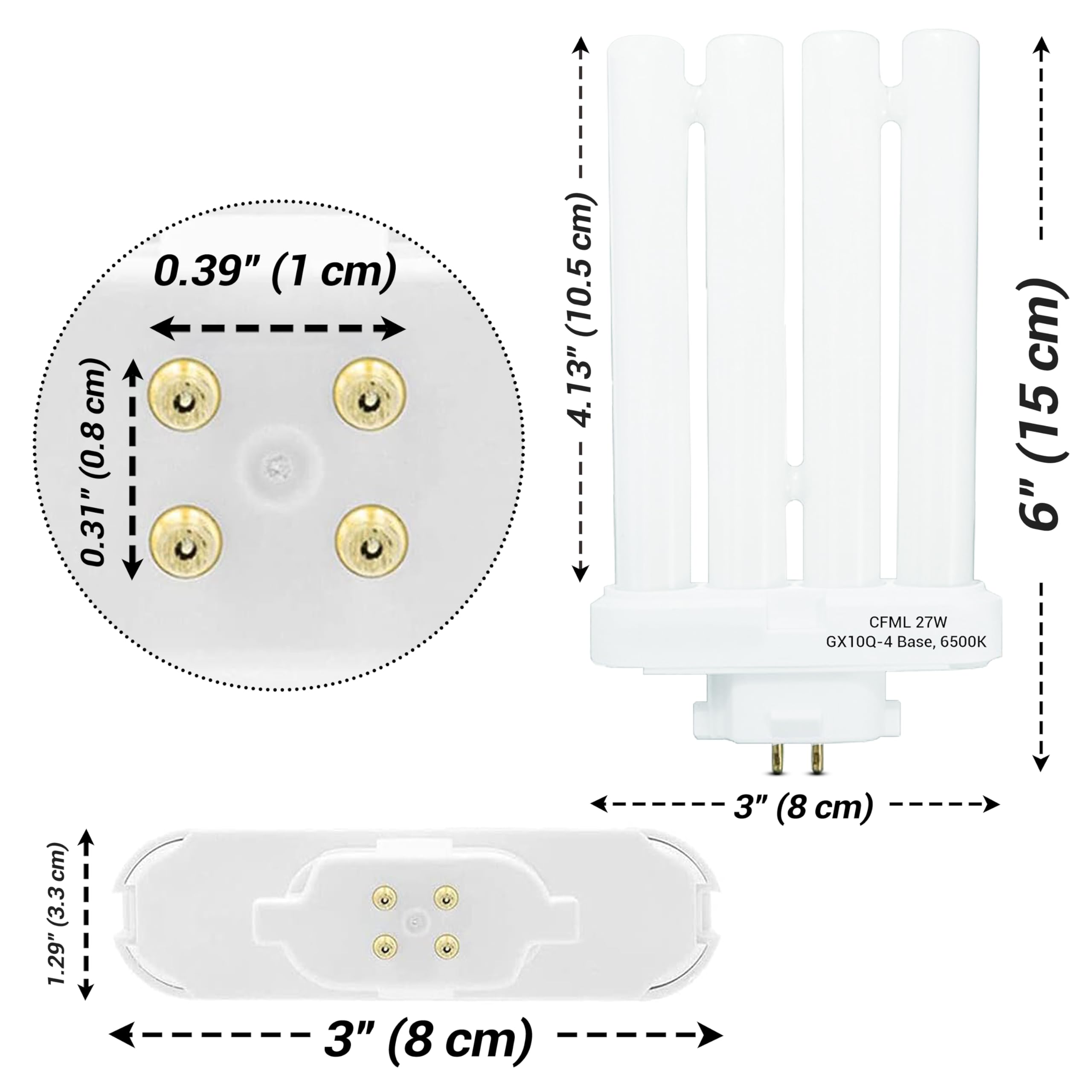 GX10Q-4 bulb for magnifying lamps and hobby workstations