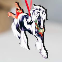 Gift box packaging for Gypsy Vanner Horse Ornament