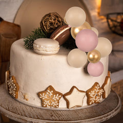 Gyufise ball cake topper 5cm apricot color