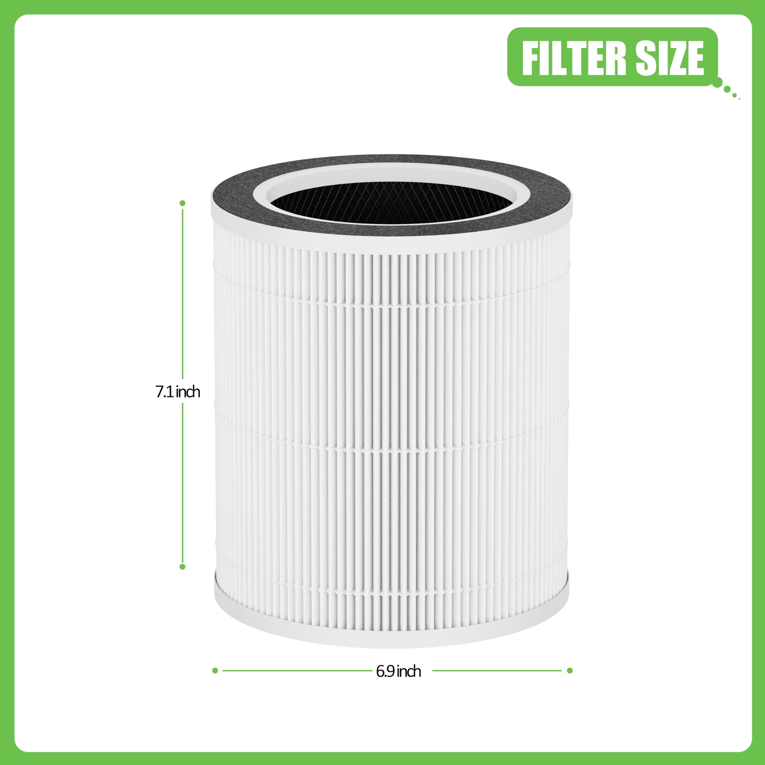 H13 True HEPA activated carbon filter