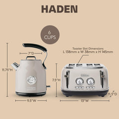 Haden Dorset kettle 1-7l with 360 base