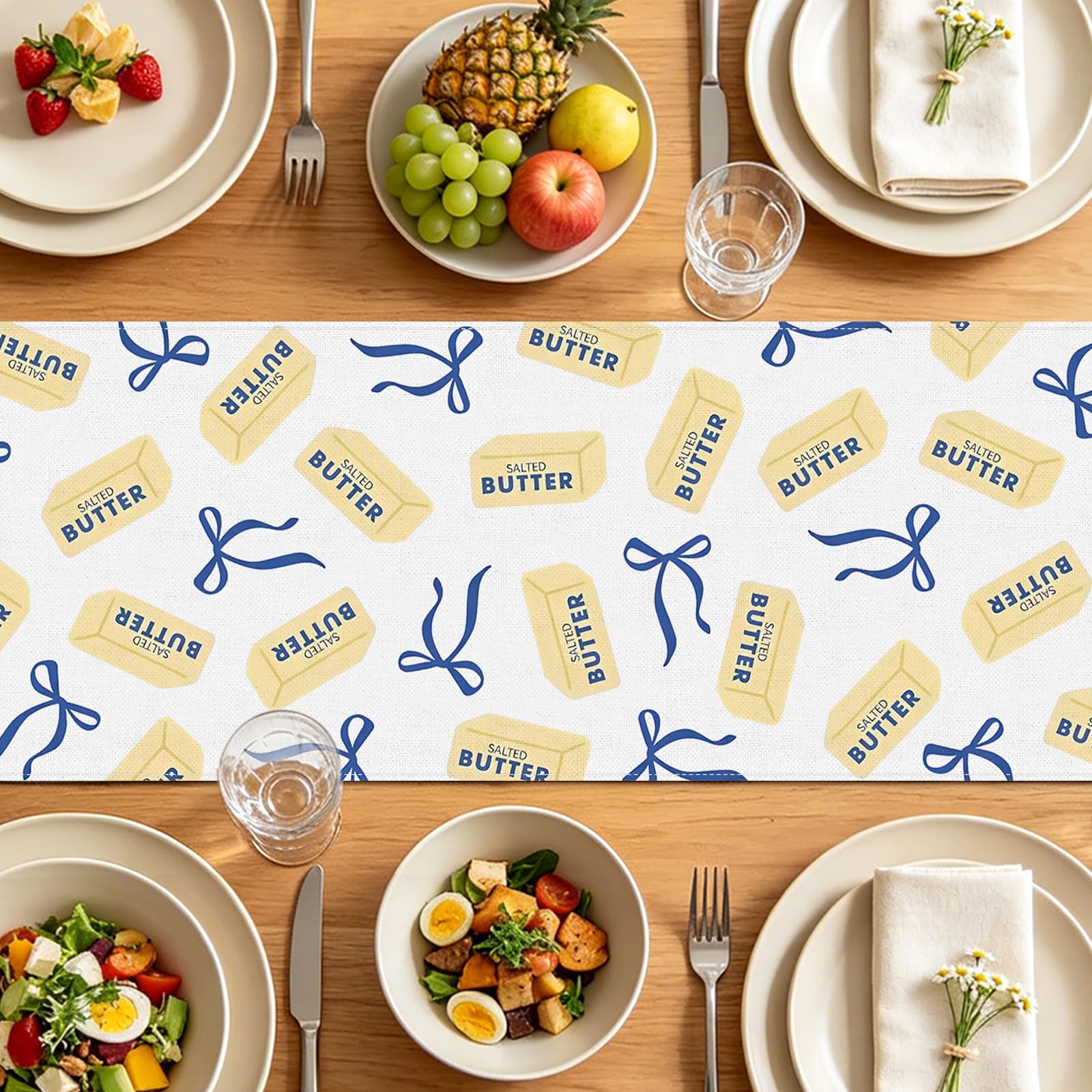 Gift idea Hafangry salted butter table runner