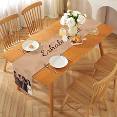 Care friendly table runner machine wash lay flat hafangry table runner