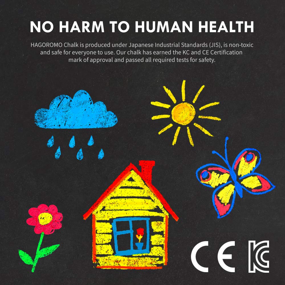Hagoromo non-toxic calcium carbonate chalk packaging