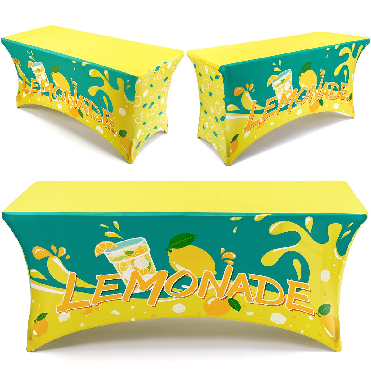 Hahafelt lemonade stand tablecloth three pieces 72x30 inches