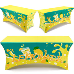 Hahafelt lemonade stand tablecloth three pieces 72x30 inches