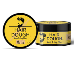 Close up of Hair Dough Styling Clay For Men matte finish