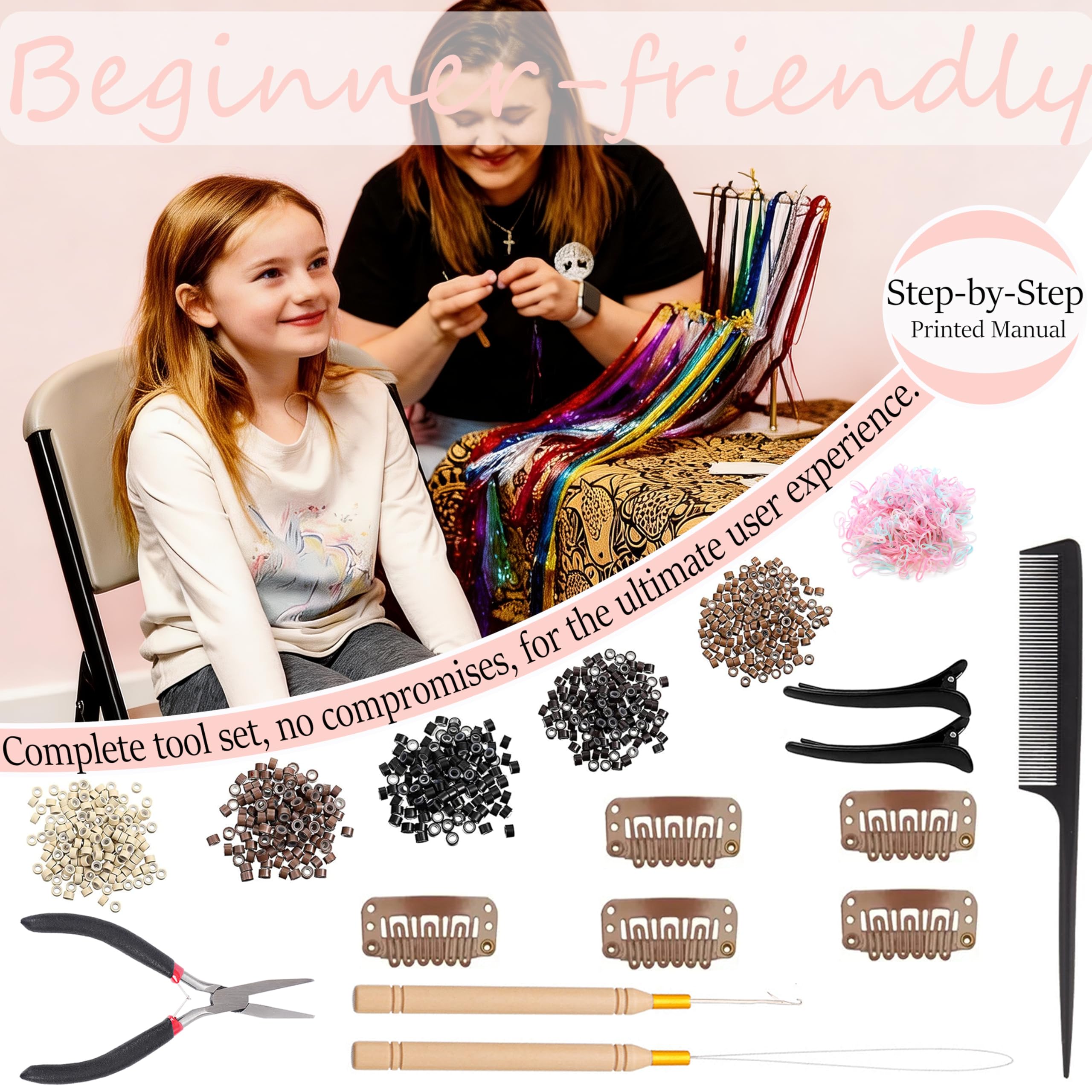 48 inch tinsel strands in VEEFUN professional kit