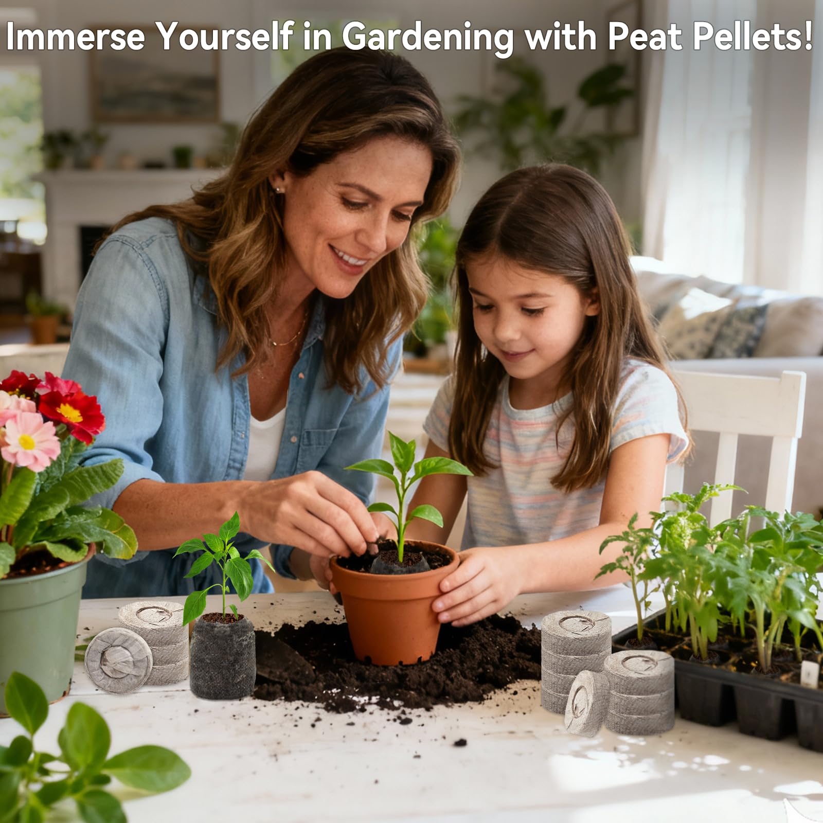 Halatool peat pellets for indoor balcony seed starting