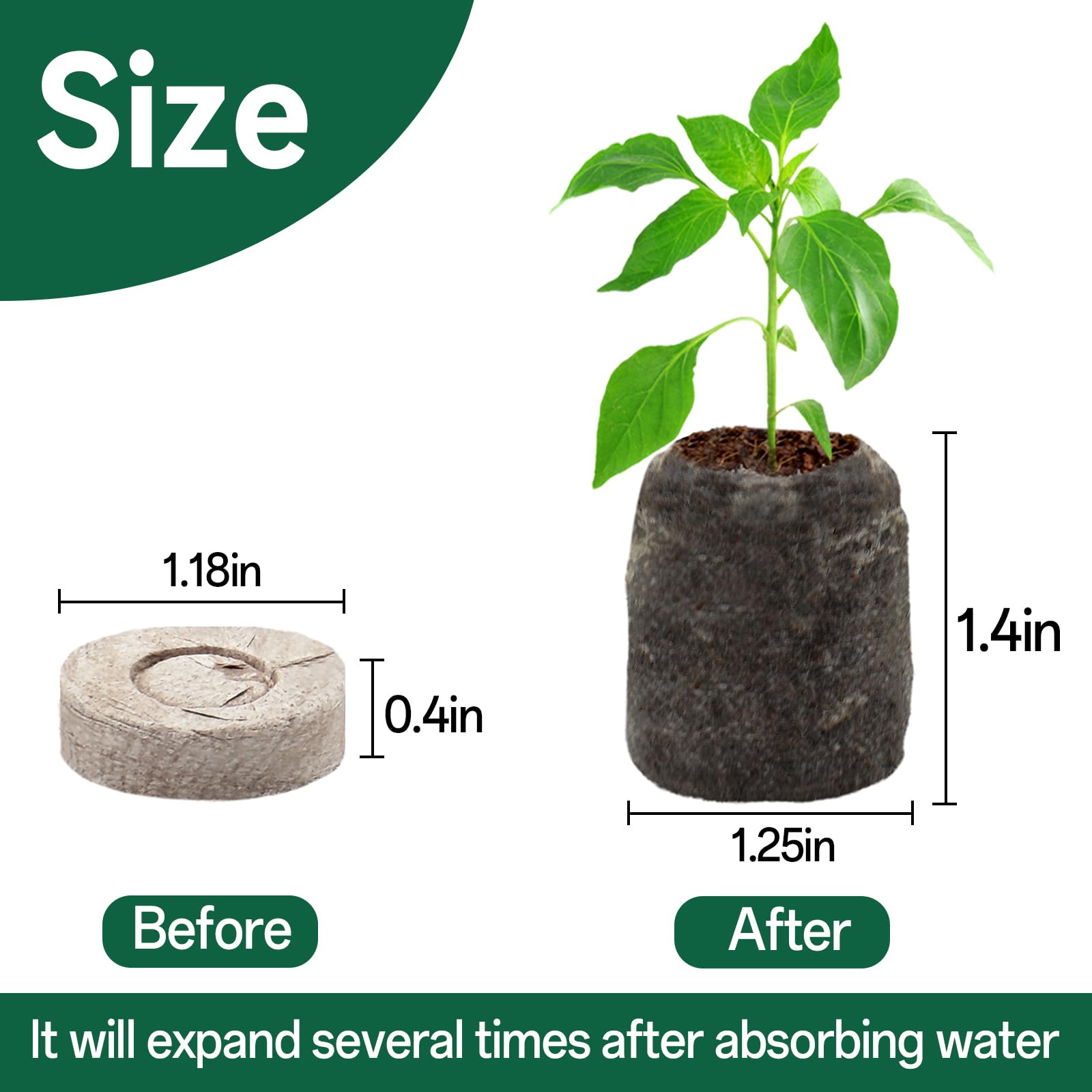 Halatool peat pellets 30mm with breathable non-woven cover