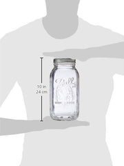 Mason jars for canning crafting and juices with measuring lines