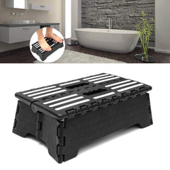 Half-step design with 15 by 7.8 inch platform