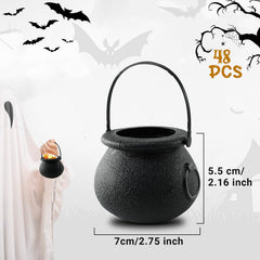Halloween cauldrons candy holder for party favors