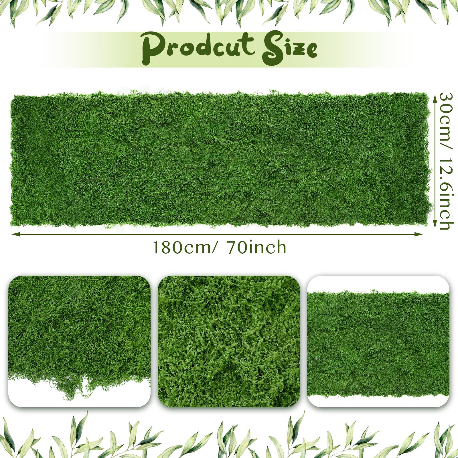 Halloween enchanted forest moss runner nylon material