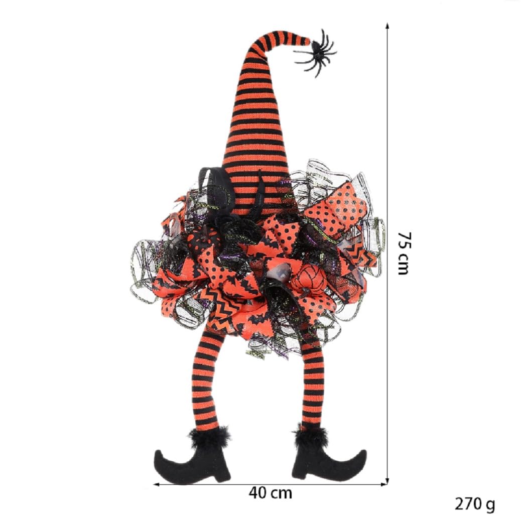 Halloween Mesh Door Wreaths lightweight durable material