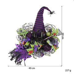 Halloween Mesh Door Wreaths outdoor display 30x16
