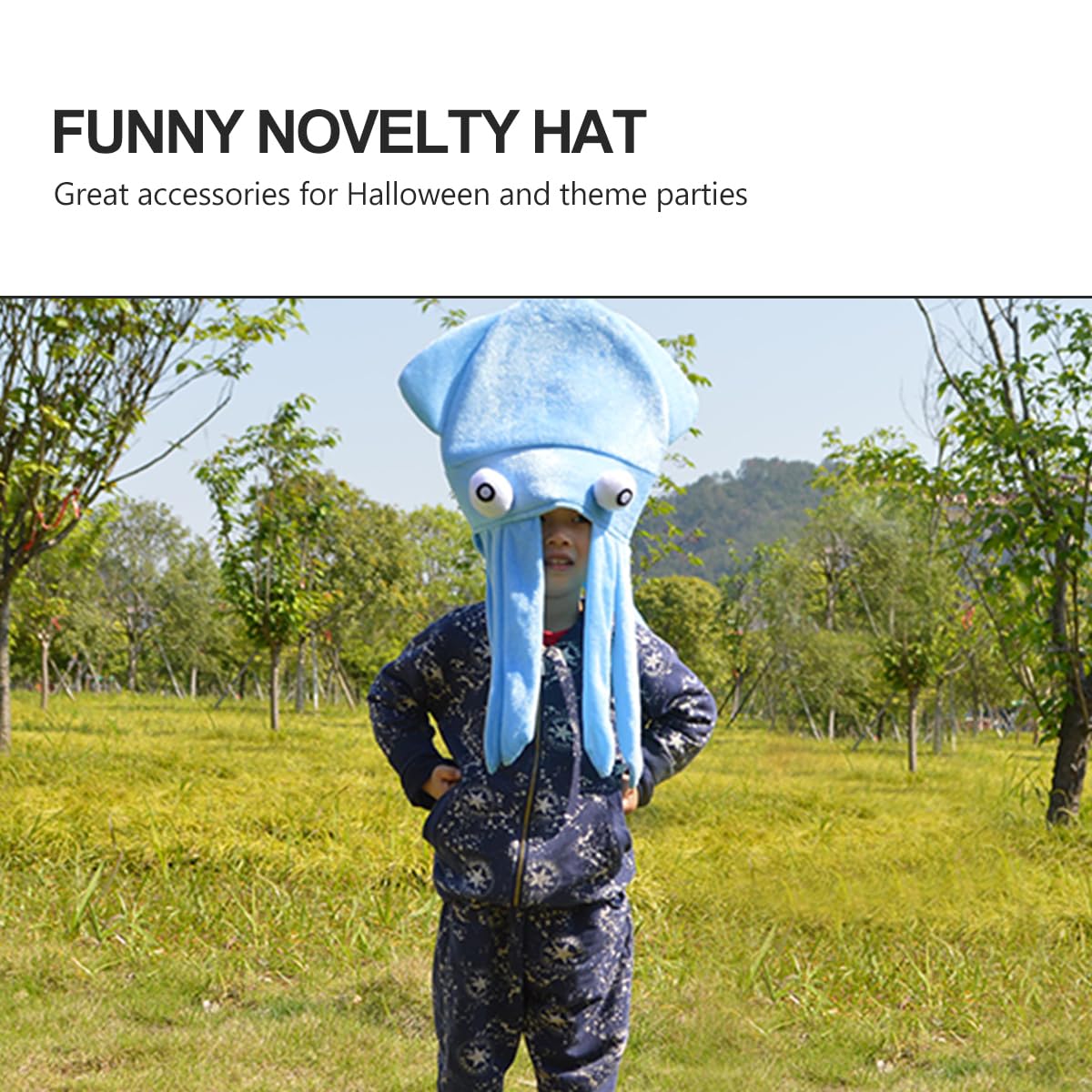 Halloween party prop octopus hat