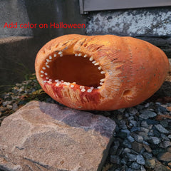 vampire fangs and monster decor tooth display
