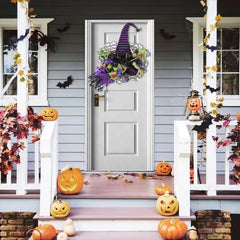 Halloween Witch Wreath decorative elements