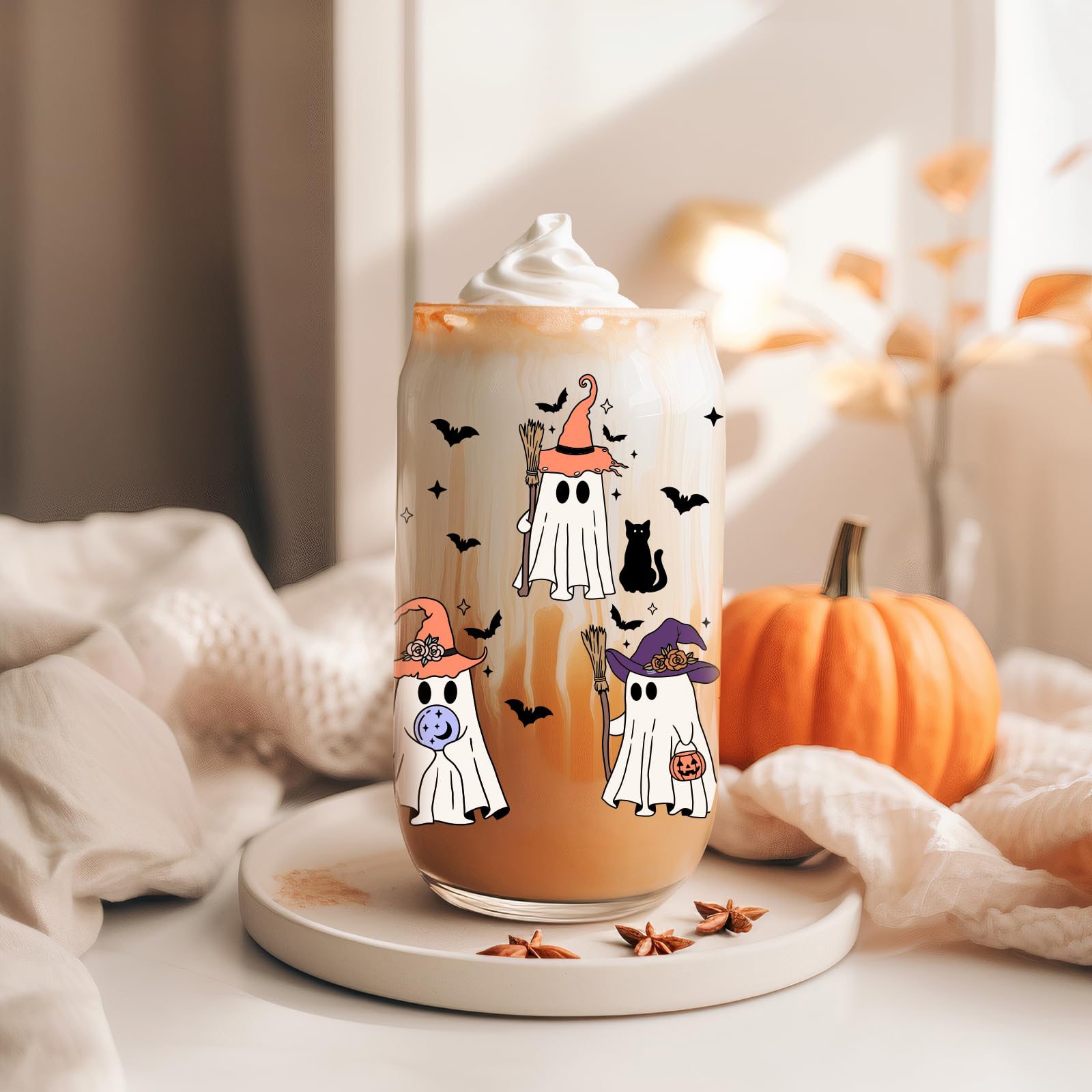 Boo basket friendly ghost witch gift cup for Halloween lovers