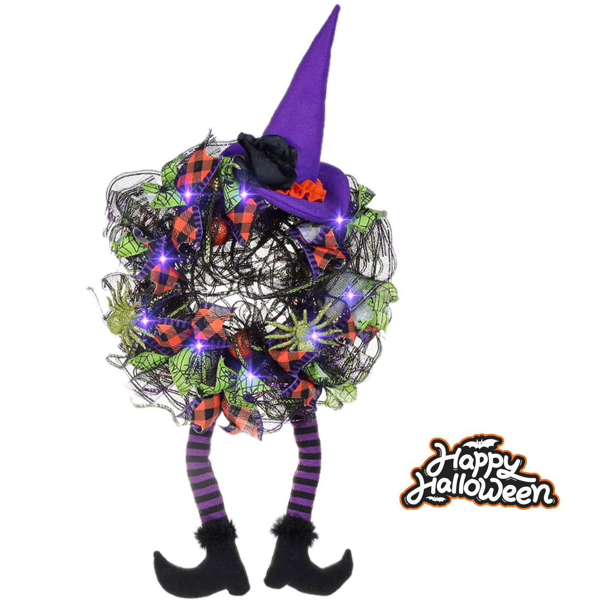 Halloween Wreath for Front Door decorative entryway