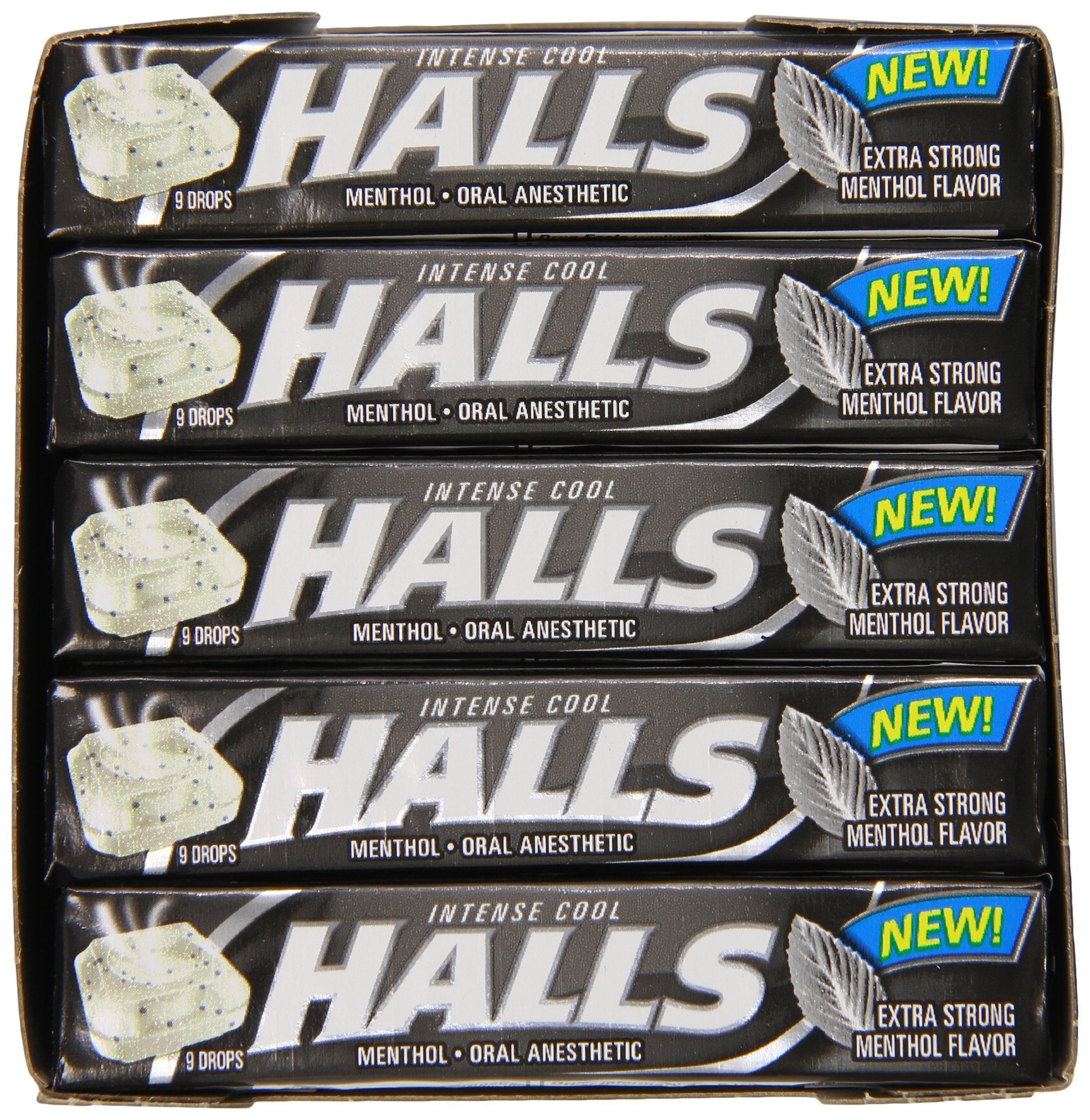 20 sticks each with 9 drops for HALLS throat drops