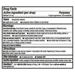 HALLS cherry cough drops bulk pack label