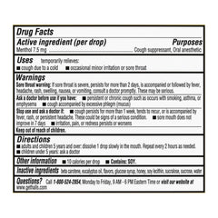 HALLS honey lemon cough drops 250 count bulk jar