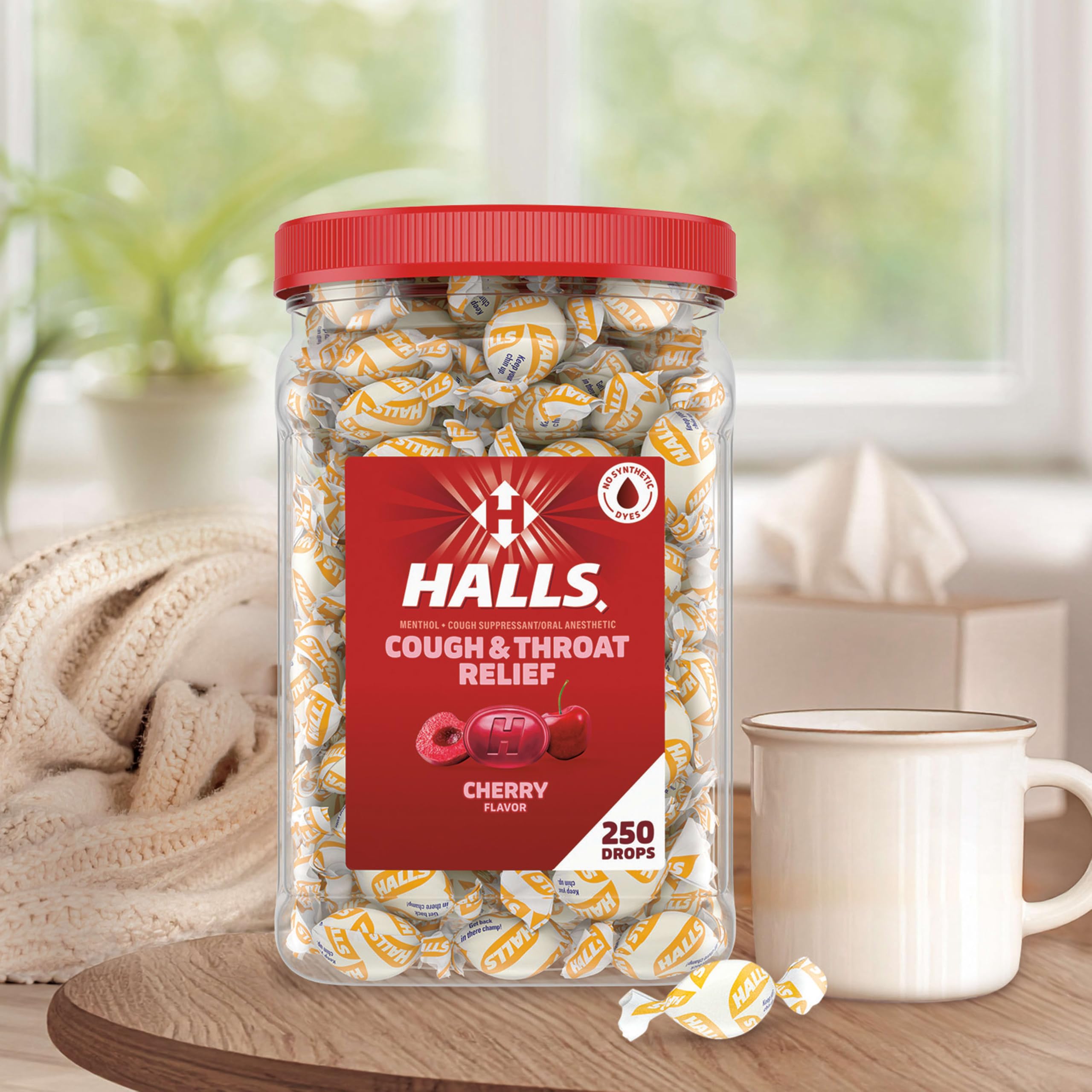 cherry flavor cough drops adult and kids