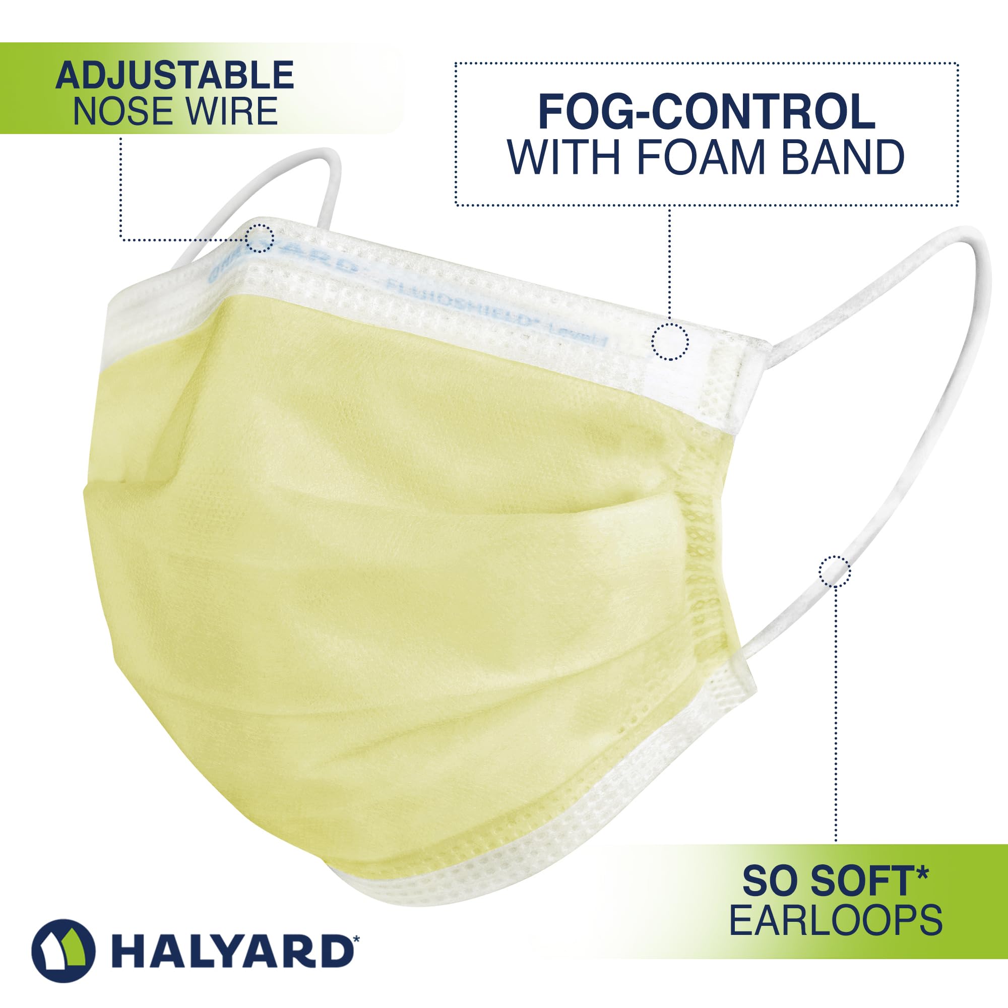 SO SOFT lining HALYARD yellow 25867 mask alt