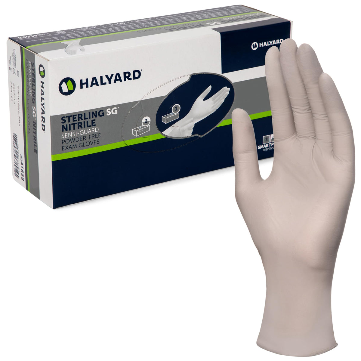 HALYARD Sterling SG nitrile gloves box 250 medium gray