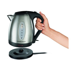 Renewed Hamilton Beach 40880 electric kettle 1.7 L silver