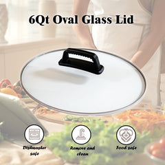 Hamilton Beach 6 quart oval glass lid replacement